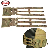 tactical skeletal cummerbund quick release buckle set kit 3 band for jpc 420 419 xpc airsoft vest plate carrier mounting strap