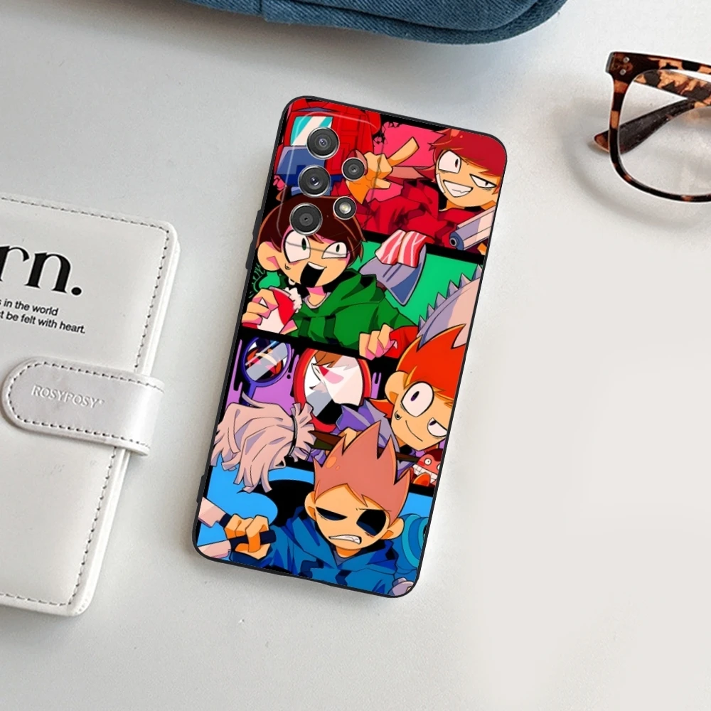 Крутой чехол Eddsworld для мобильного телефона Samsung Galaxy A91 73 71 70 54 53 52 34 24 23 21 S черный