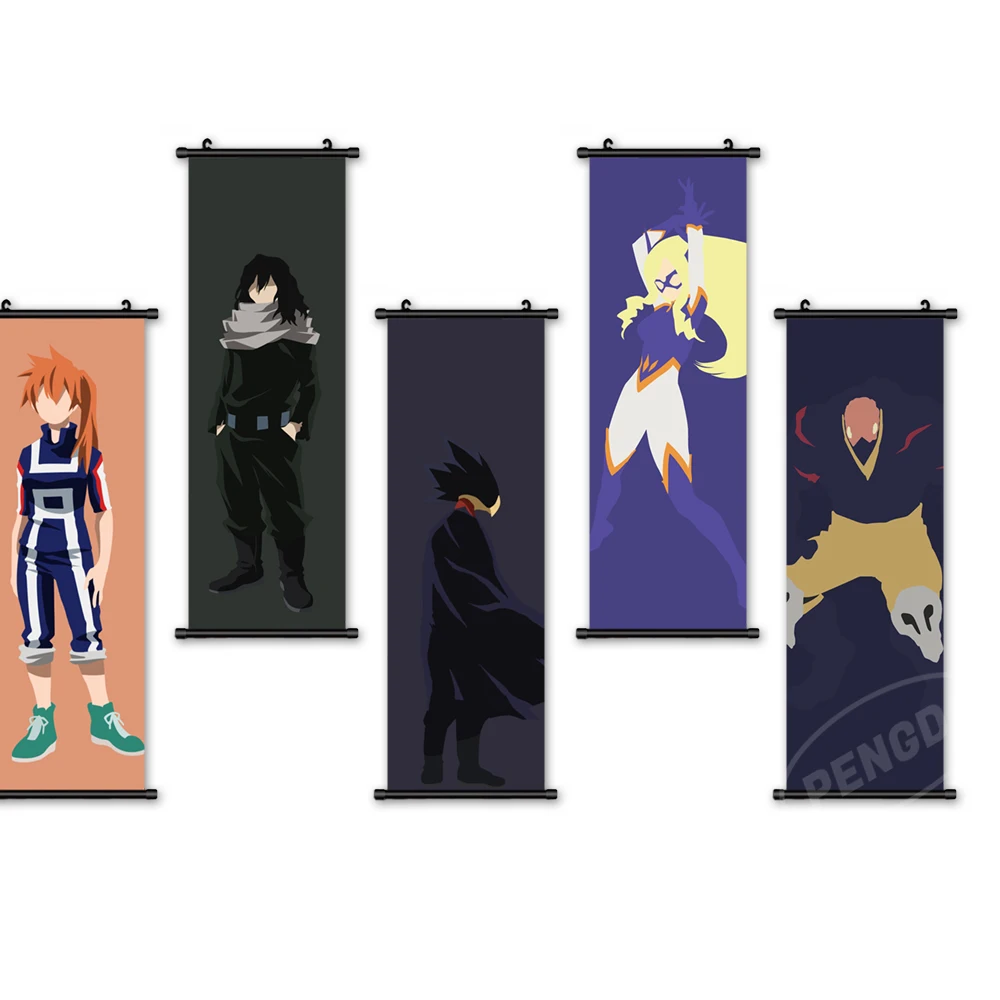 

My Hero Academia Canvas Prints Poster Home Decoration Hanging Painting Wall Art New Style Anime Picture Modular Kids Room Gift