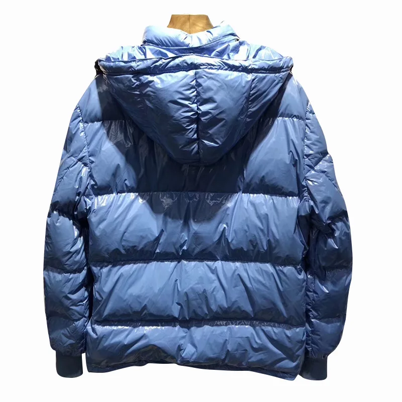 2022new high quality stardsq down jacket, men's winter Hooded Jacket, suitable for male students, thickened and warm long ja