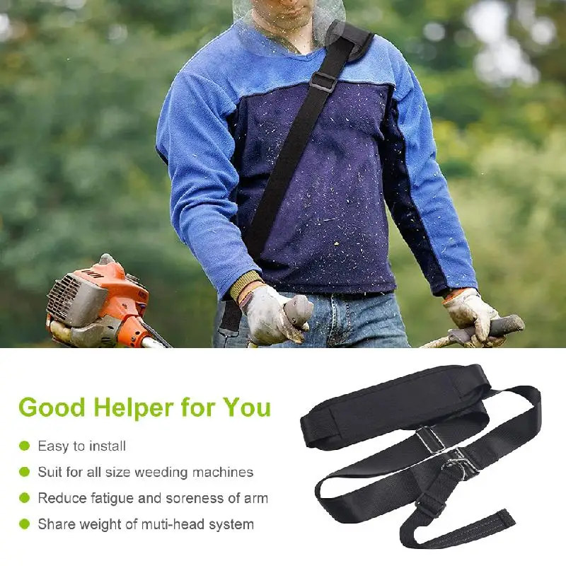 

Lawn Mover Shoulder Strap Comfortable Adjustable Shoulder Pain Reliever Belt For Grass Lawnmower Weeder Brush Cutter Accessories