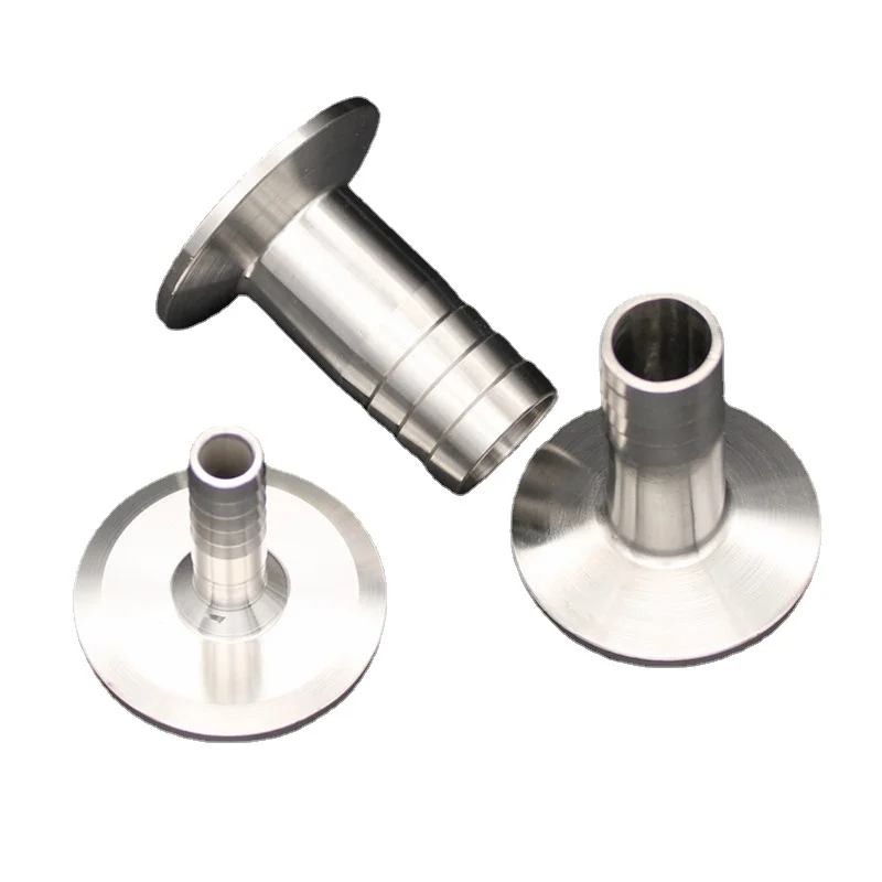 0.5" 1" 1.5" Tri Clamp 6/8/10/12/14/16/19/25/38/45/51mm Hose Barb Pipe Fitting Connector SUS304 316L Stainless Sanitary Homebrew