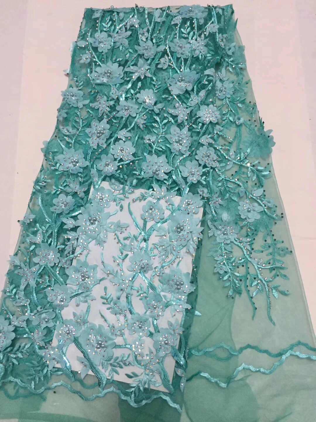 

Best Selling Swiss Voile Laces African Lace Fabric Green Nigerian French Lace Fabric 2021 High Quality African Tulle Lace Fabric
