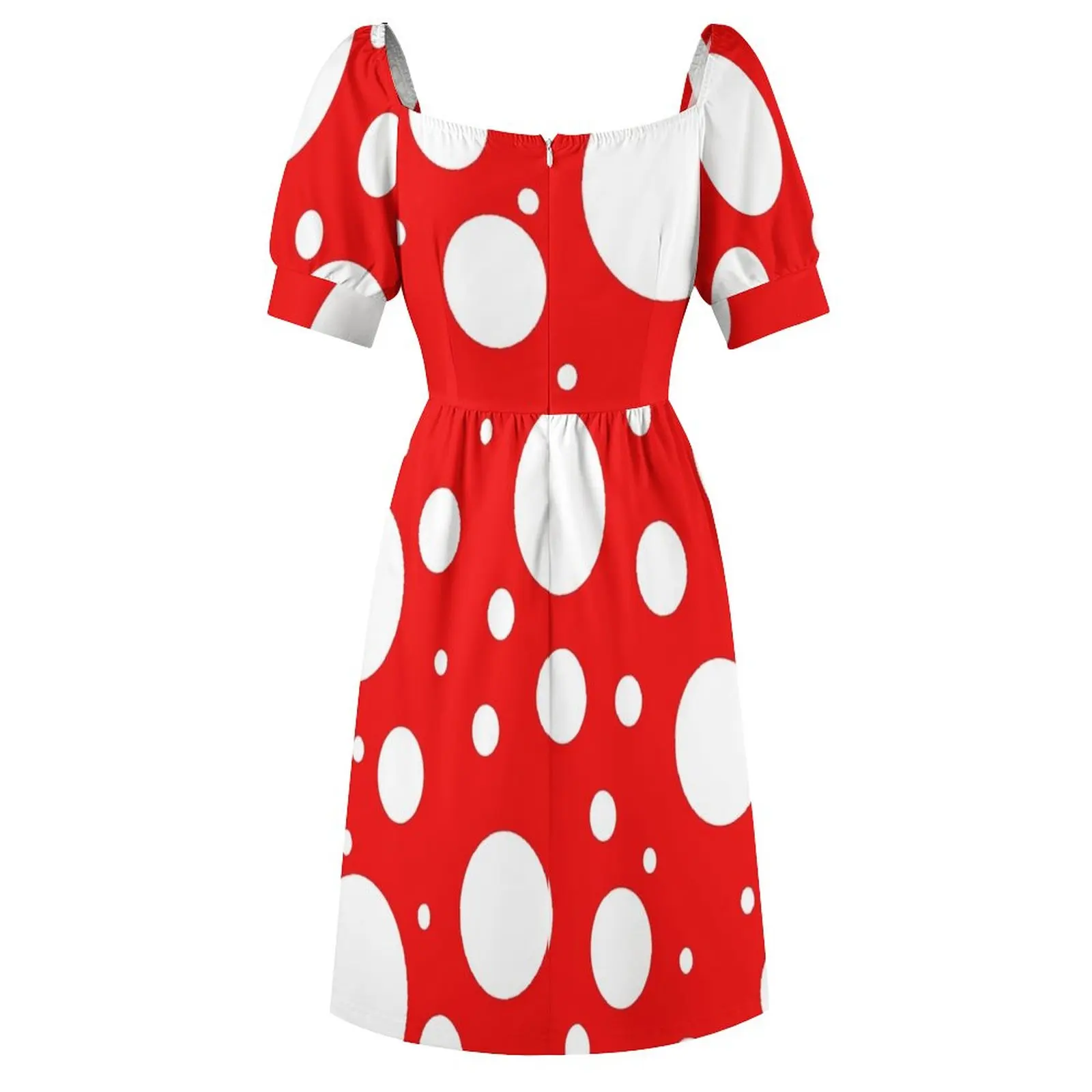 Женское летнее платье с длинным рукавом и принтом