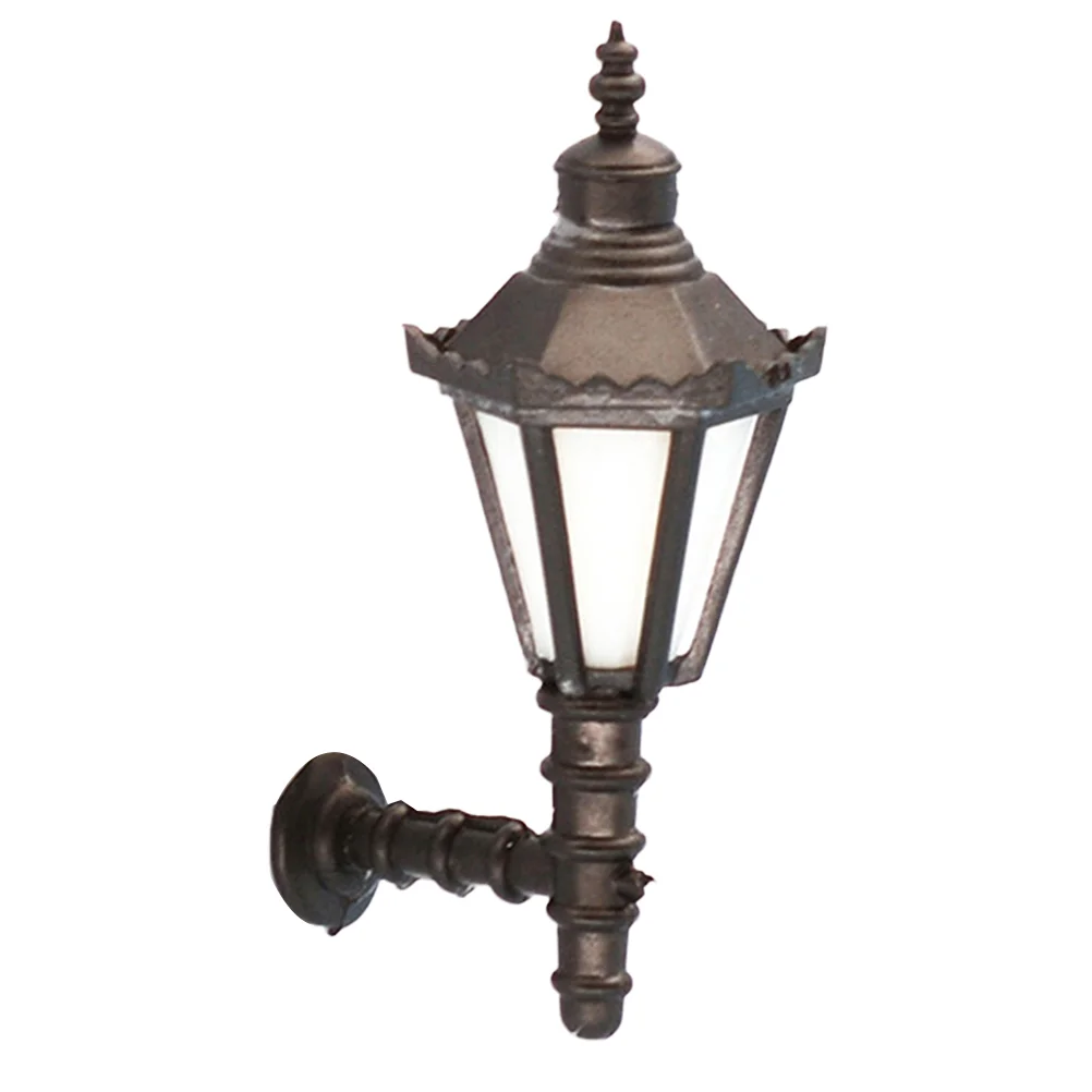 

Train Railway Park Led Lamppost Lamps Wall Lights Model Scale 1:25 Model Garden Lamps Dollhouse Miniature Light 4.5cm