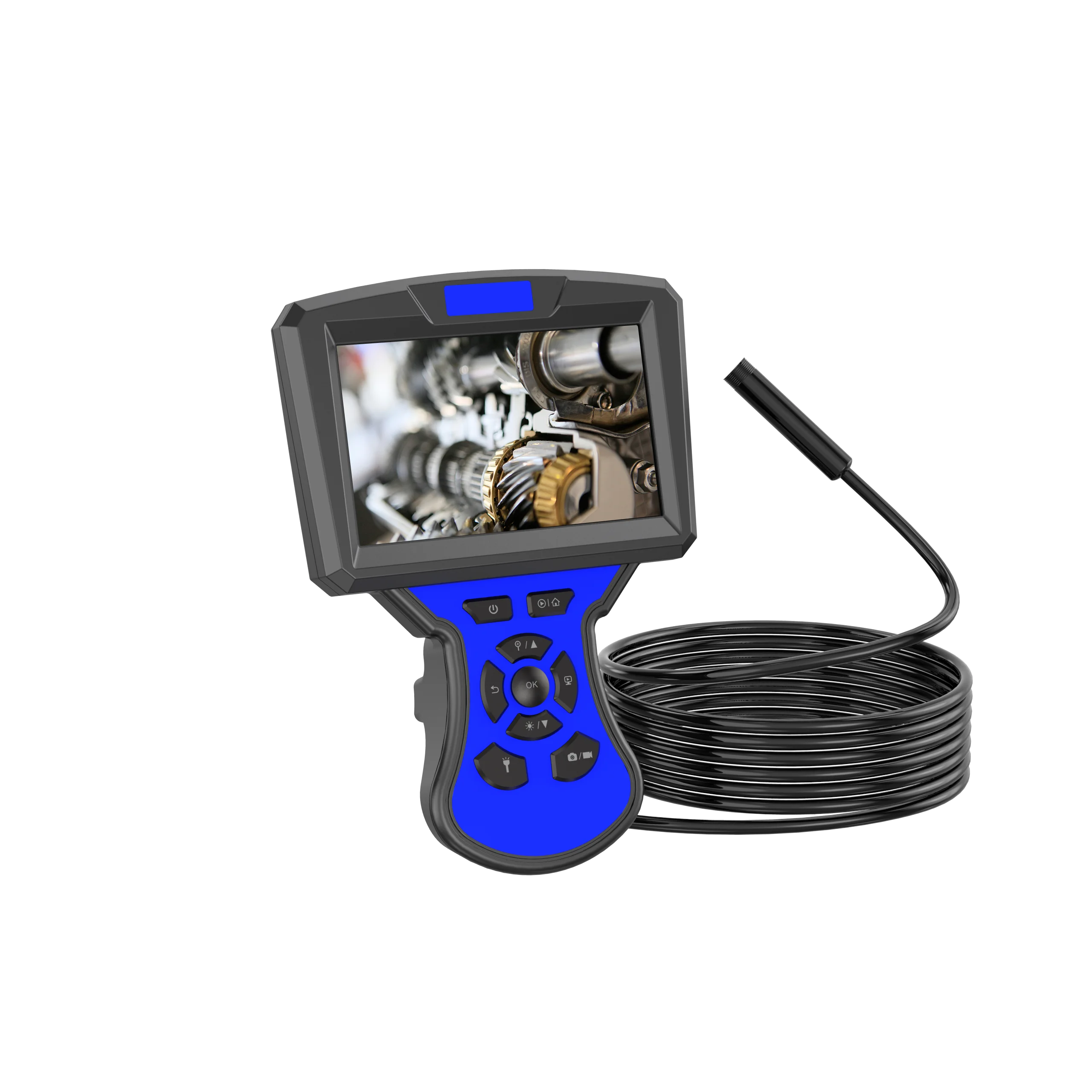 

5 inches Color Monitor Handheld Industrial Plumbing Borehole Pipeline Tank Inspection camera