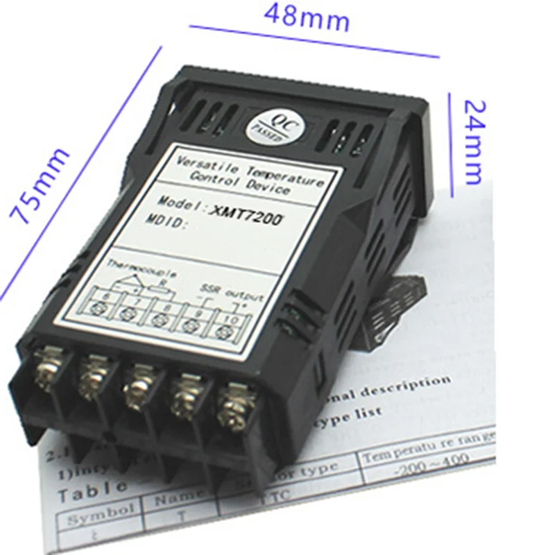 ABUG-XMT-7200 Встроенное твердотельное реле 5А XMT7100 PT100 ENAIL Блок контроля температуры (art.: 3920cdbbfcdd8) - 3920cdbbfcdd8