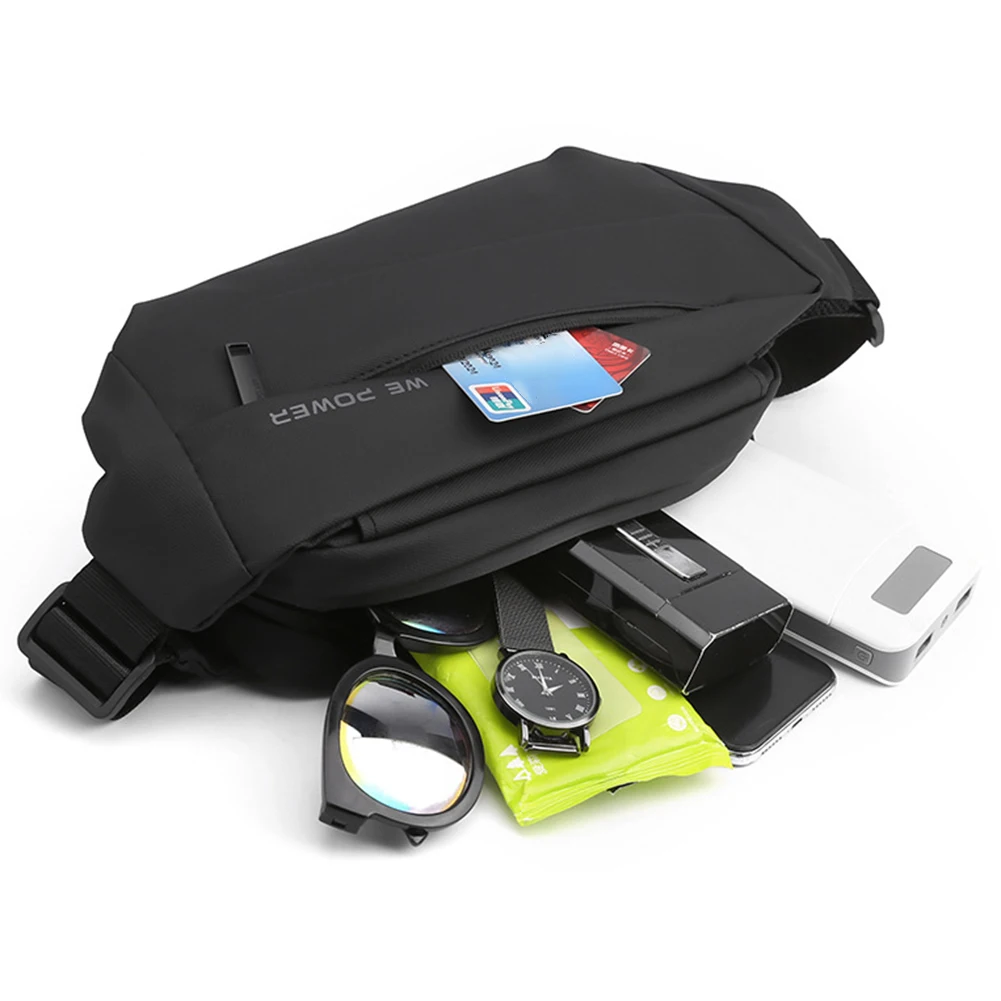 

Nylon Shoulder Bag Adjustable Men Crossbody Bags Multifunctional Portable Lightweight Wear Resistance Outdoor Sports Accessories