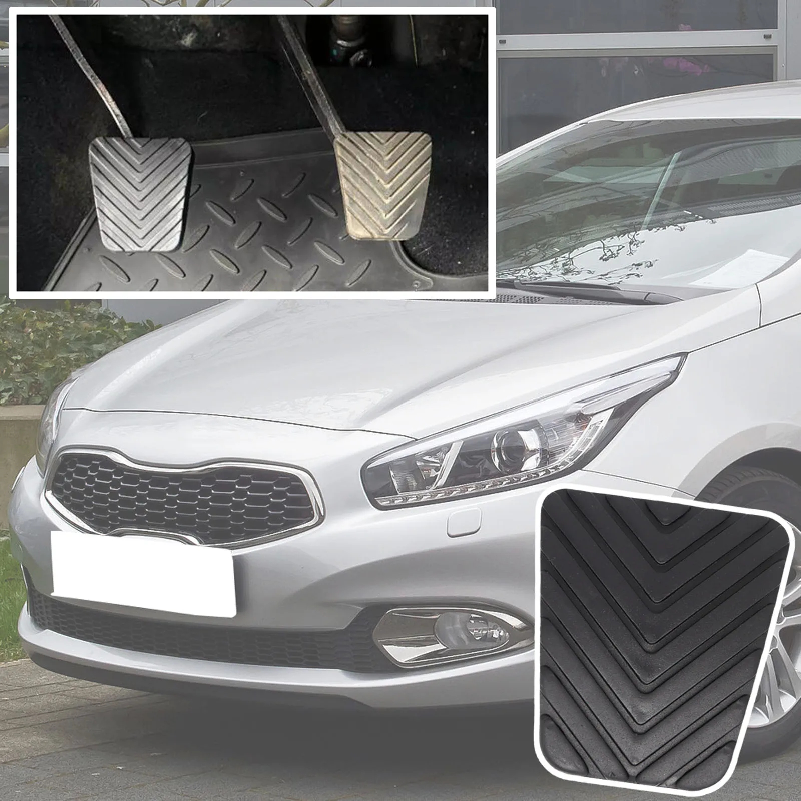 Brake Clutch Foot Pedal Pad Cover For Kia Ceeɽ Ceed ED JD 2006 2007 2008 2009 2010 2011 2012 2013 2014 2015 2016 2017 2018 2019 |