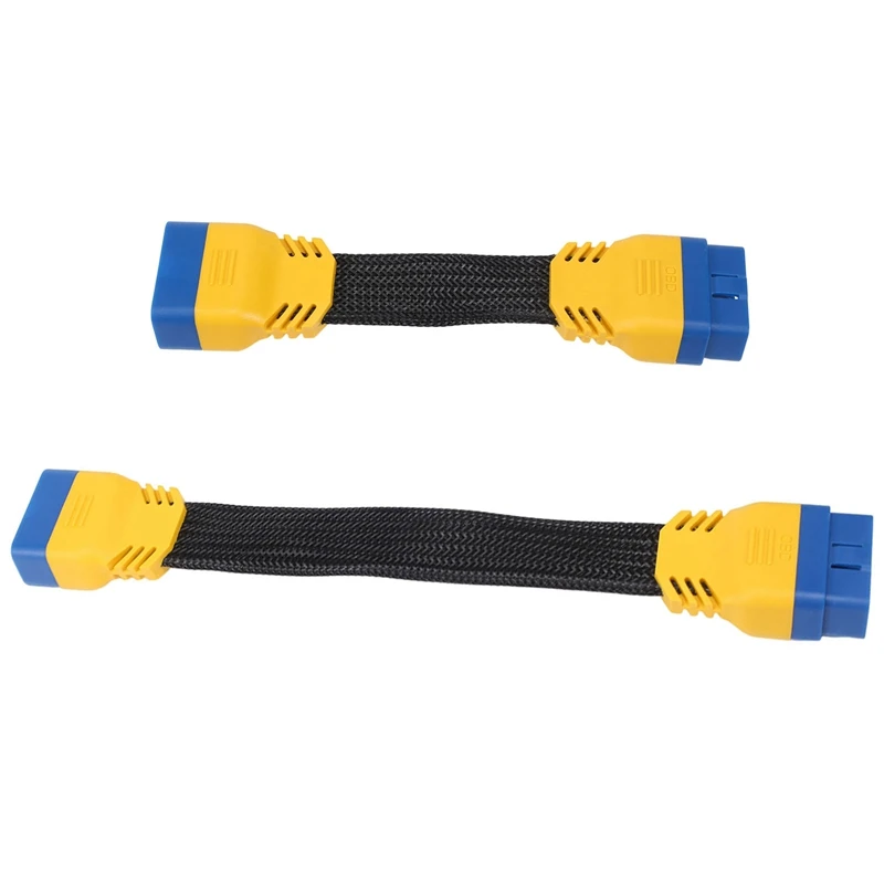 

OBD2 II 16Pin Male To Female Car Gooseneck Extension Cable For Diagnostic Enhanced Flexible OBDII OBD 2 Cable (30Cm)