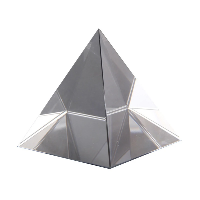 

Prism Optical Glass Pyramid 40Mm High Rectangular Polyhedron Suitable For Teaching Experiments