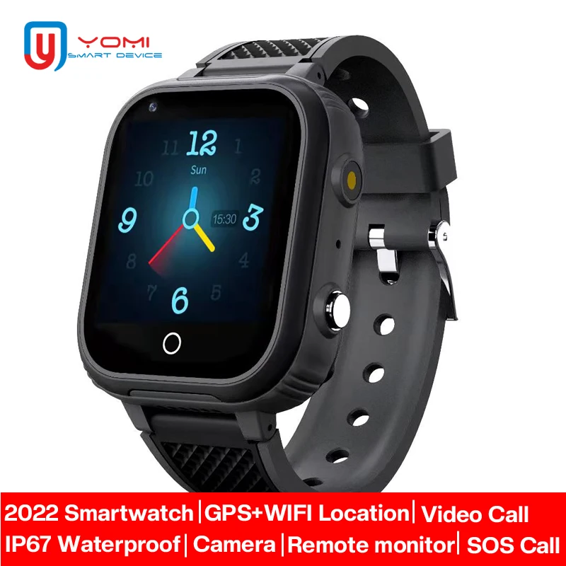 

IP67 Waterproof Kids Smart Watch 2-way Call Remote Camera GPS Wi-Fi Smartwatch Students Video Call Tracker Android Phone Watch