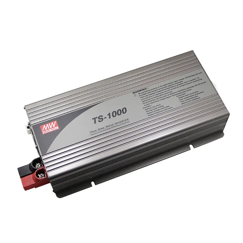 

Meanwell TS-1000-112A 1000W 100A For Solar Touring Car Vehicle Pure True Sine Wave Dc To Ac Inverter Power Supply 12V