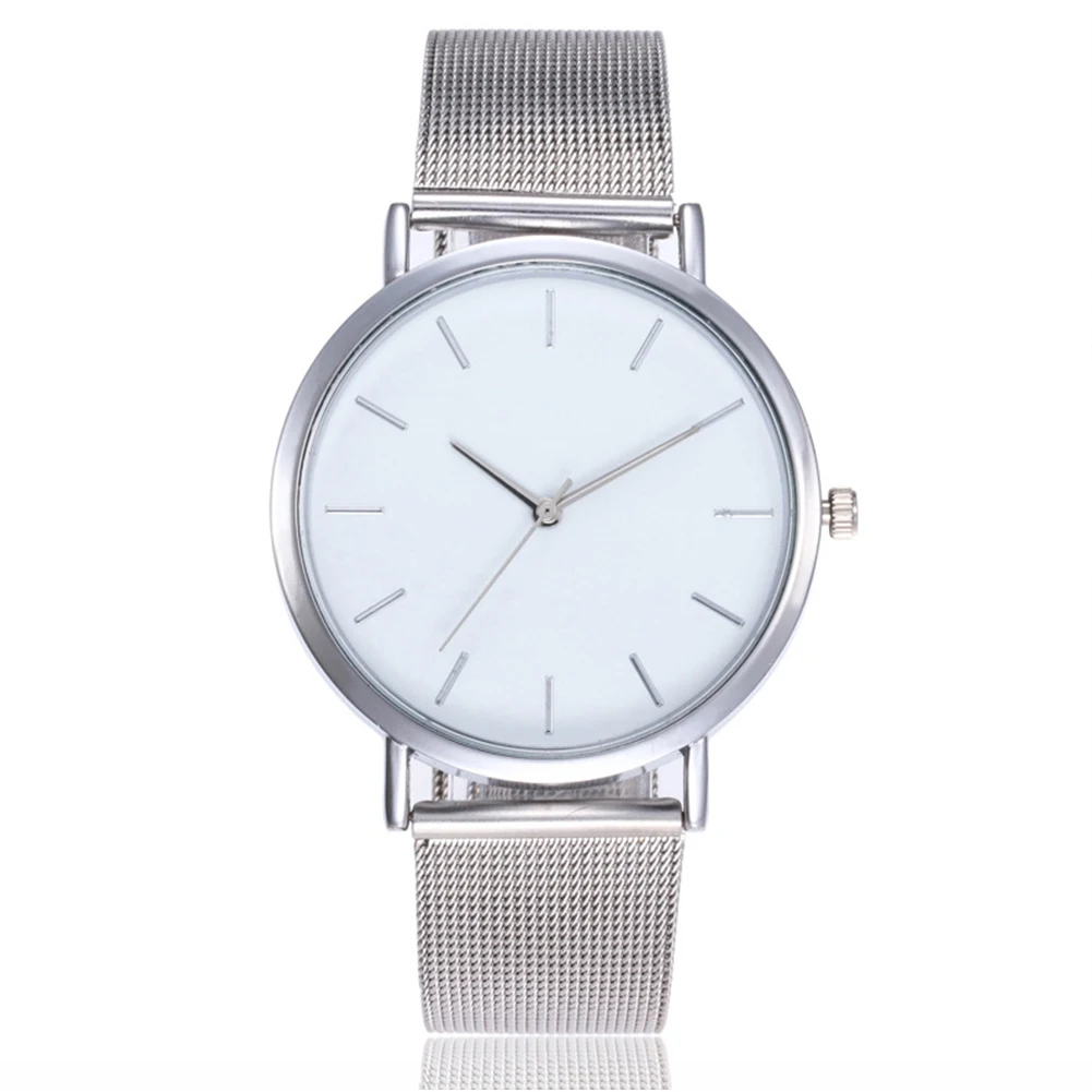 

Women Quartz Ladies Casual Stainless Steel Strap Wrist Watch Wrist Clock Watch Mesh