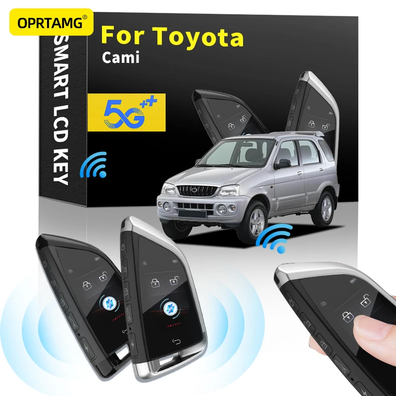 

Car Smart Remote Control Key LCD Display for Keyless Smart Key For Toyota Cami 2000 2001 2002 2003-2017 2018 2019 2020 2021 2022