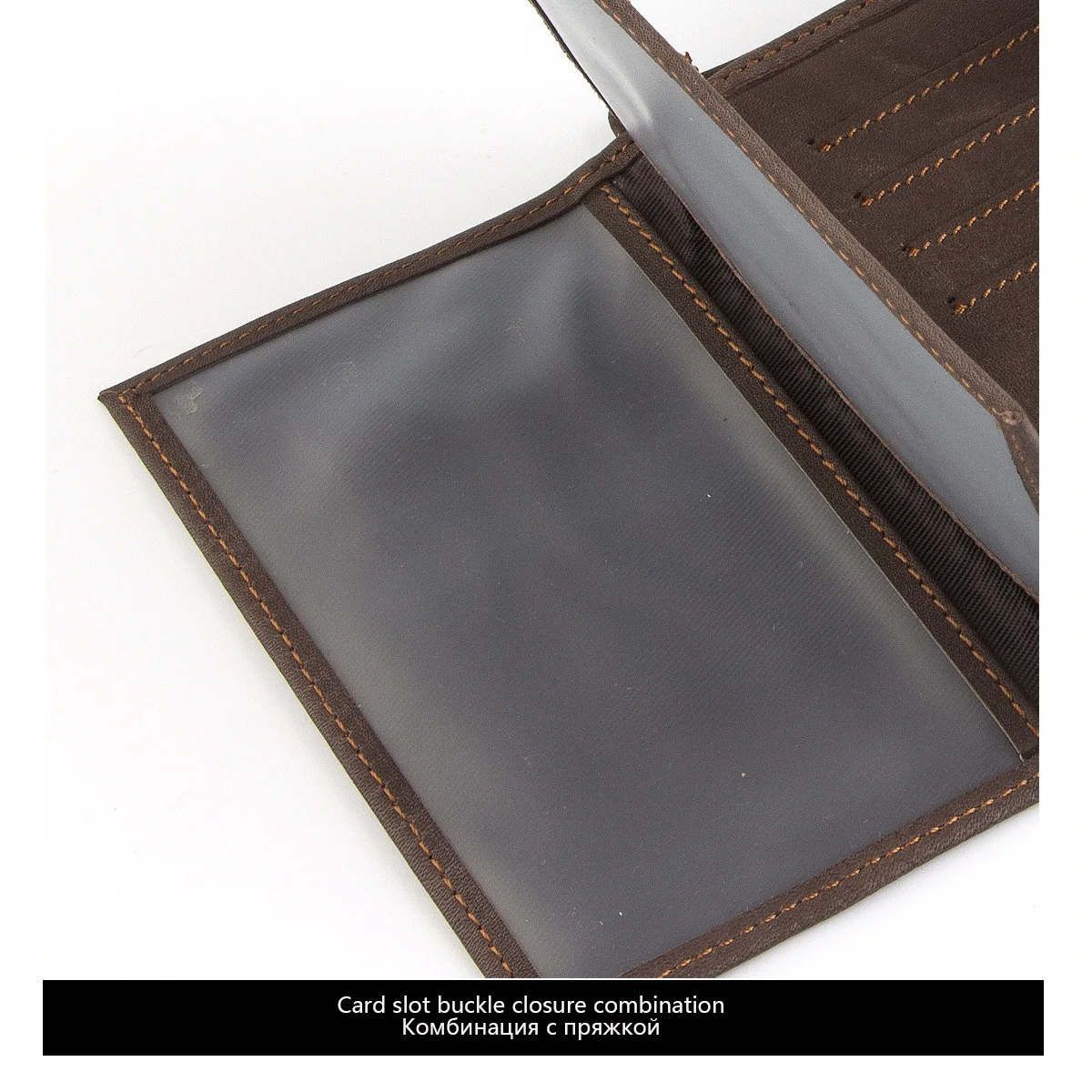 Hot Selling Men's Wallet Short Retro Genuine Leather Coin Clip Layer Cowhide Vertical Leather Bag Friends Gift Leisure