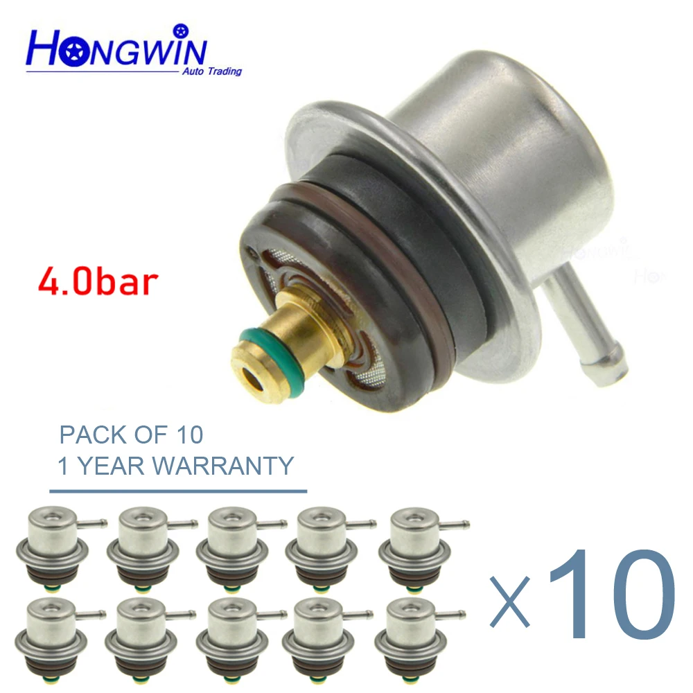 

10 Pcs 4.0 Bar 0280160575 Fuel Pressure Regulator For Audi A4 A6 A8 Volkswagen Corrado Golf 078133534C 078133534A 722017500