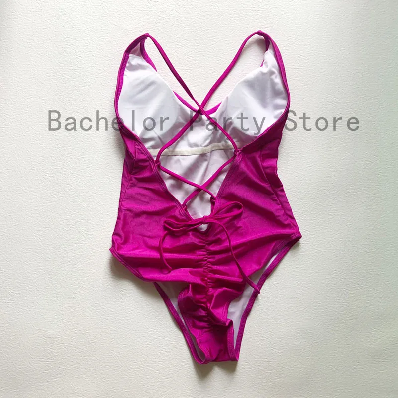 Цельный купальник с подкладкой привлекательный надписью отряд &quotневеста&quot