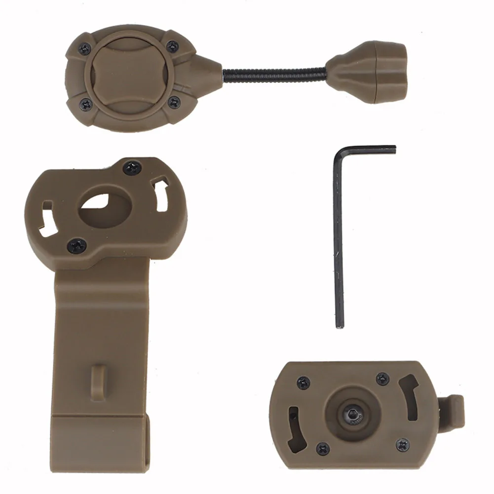 

Helmet Lamp Helmet Light Brown/Black Built In Battery Energy Saving Modular Multi-purpose Power Saving Signal Lamp