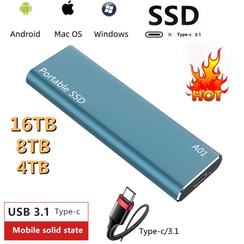 

Solid State Drive 5000GB-16TB High Speed Mobile Hard Drive