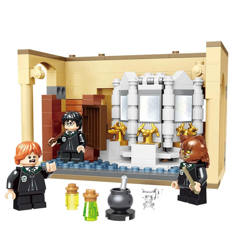 

New 233pcs Polyjuice Potion Mistake Building Blocks Toys Compatible 76386 for Children Birthday Christmas Gift