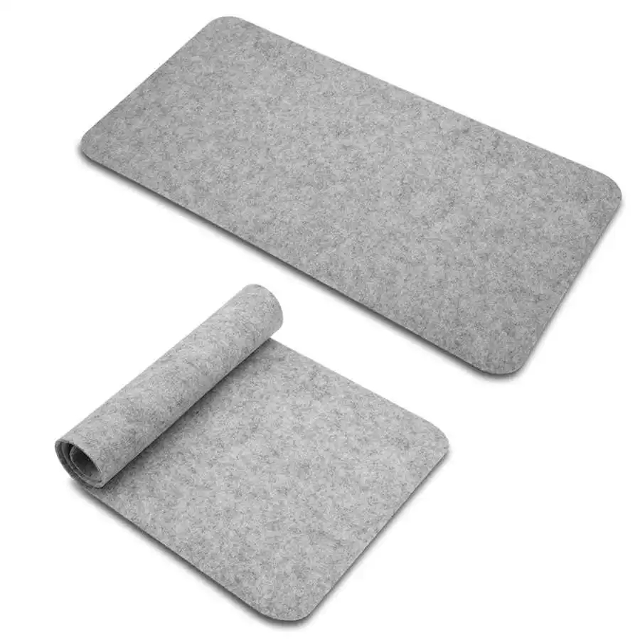 

Mouse Pads Online 68x33cm Felts Table Mouse Pad Office Desk Dust-proof Laptop Mat Anti-static Gray/Pink/Brown Computer PC Pads