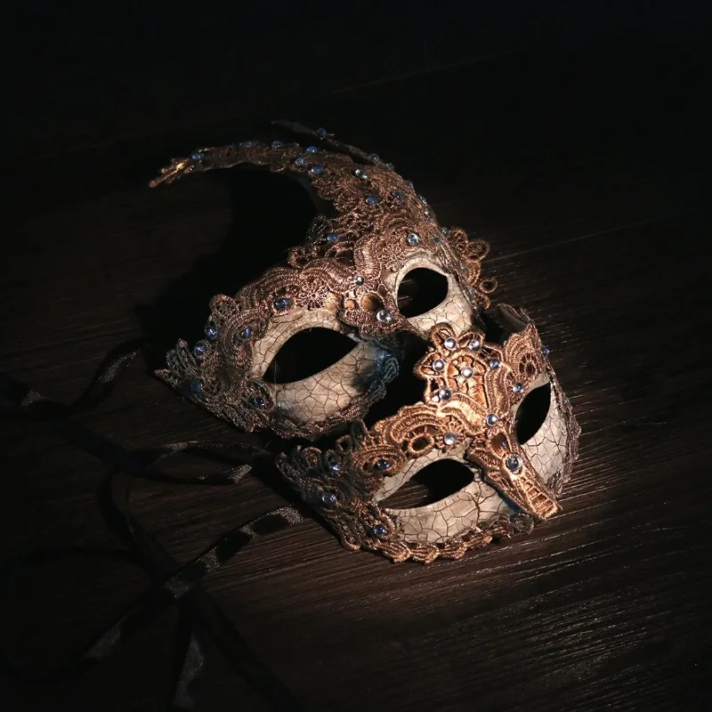 2 шт. Красивая маска Masuqerade для пары венецианских маскарадных шариков детской