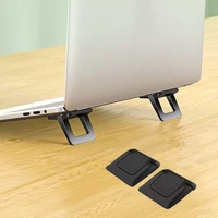 1 pair mini laptop stand invisible desktop holder support notebook cooling pad stand for macbook universal laptop feet holder