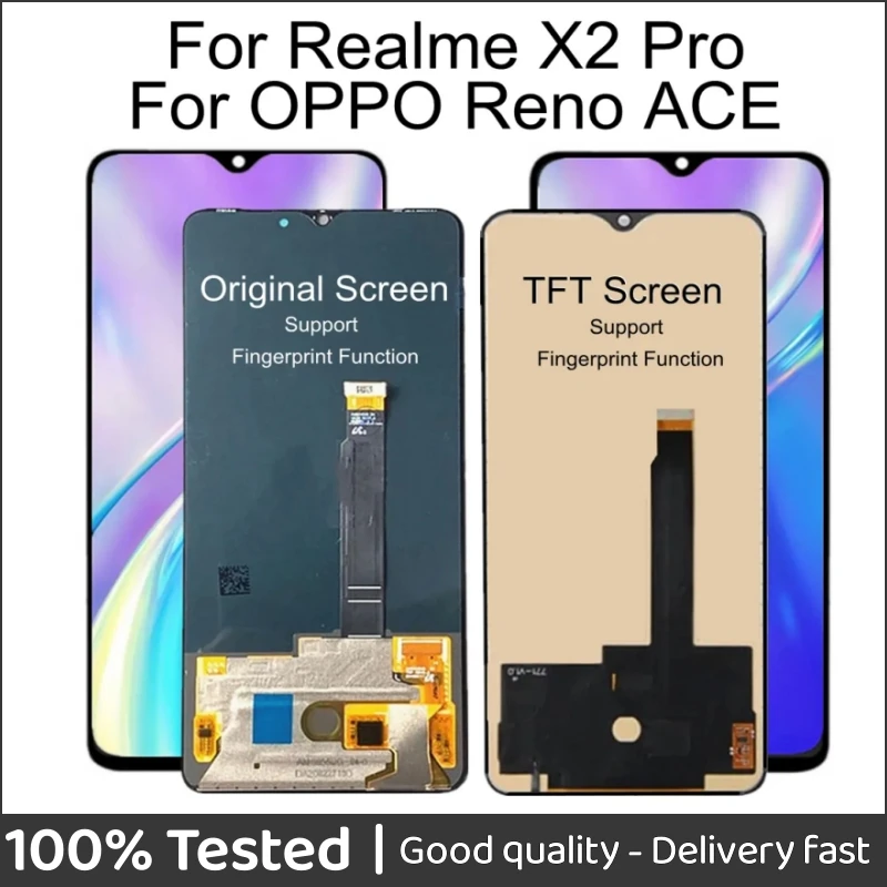 

ЖК-дисплей 6,5 дюйма для Realme X2 Pro rmxrx для OPPO RENO ACE PCLM10 LCD