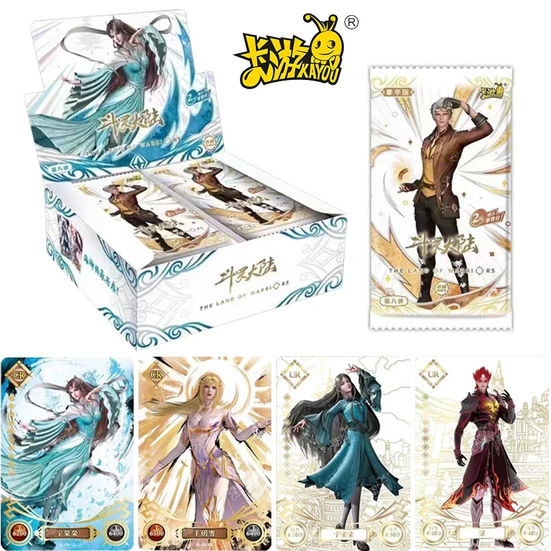 

KAYOU Genuine Soul Land Cards Anime Douluo Continent Deluxe Edition 8th Rare CR SP Collection Cards Children's Birthday Gifts