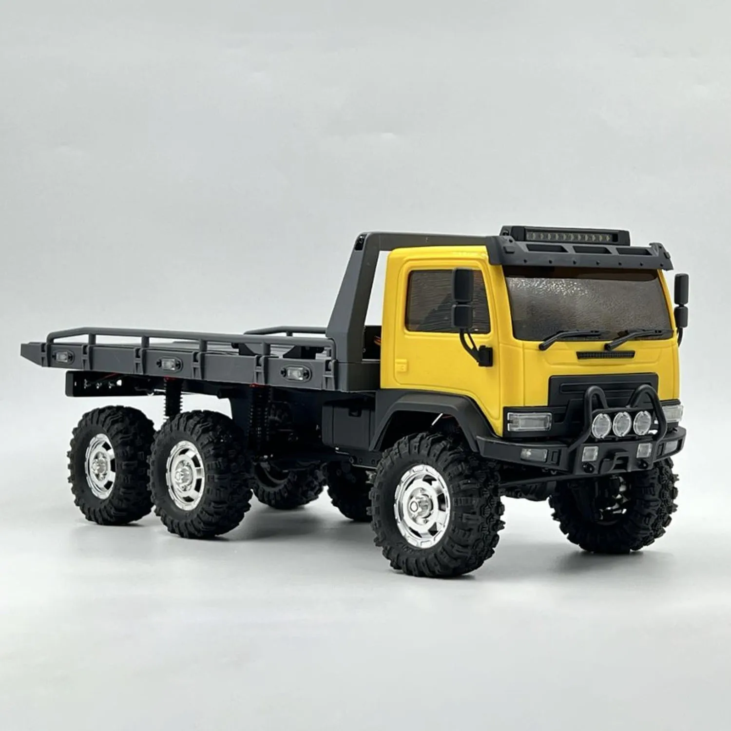 1/18 CR18P Радиоуправляемый грузовик с платформой Rock Crawler 6x6 RTR окрашенный Собранный