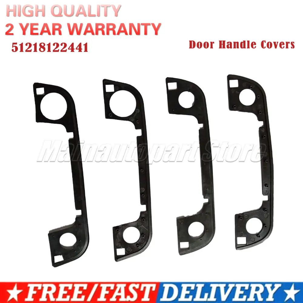 

4 шт. крышки дверных ручек для BMW E36 E34 E32 3 5 7 серии с резиновыми уплотнениями и прокладкой 51218122442 51218122441