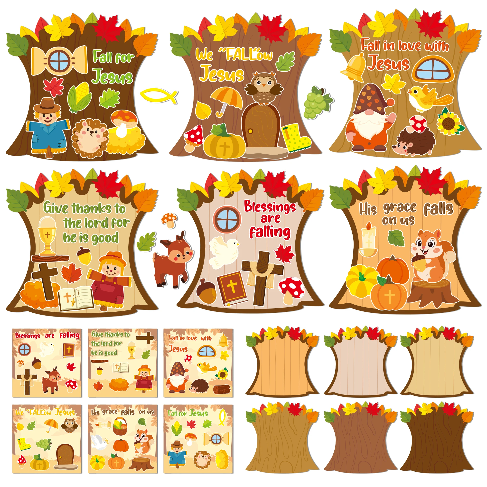 Креативный рождественский набор сделай сам 12 шт. осенние елочные украшения