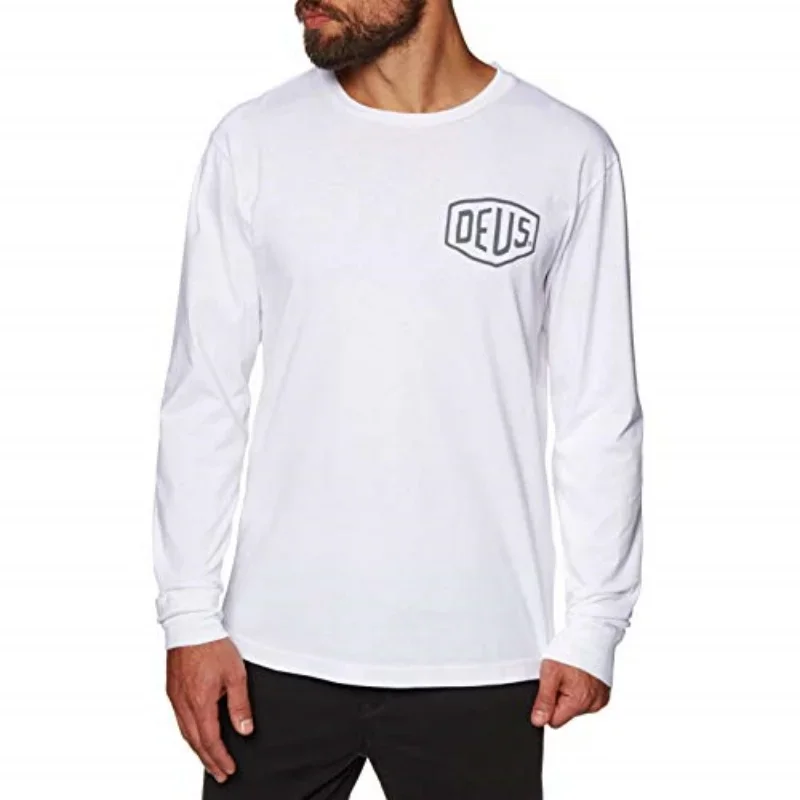 Футболка велосипедная с длинным рукавом дышащая в стиле ретро