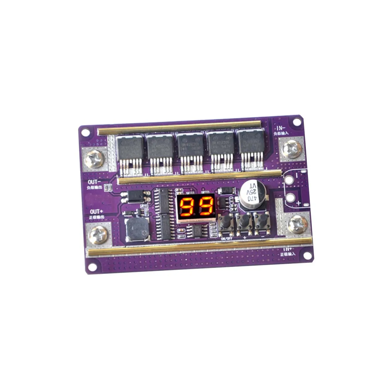 

99 Gears of Power Adjustable Mini Spots Welding Machine Control Board for Welding 18650 Battery and 0.05-0.3mm Nickel Sheet
