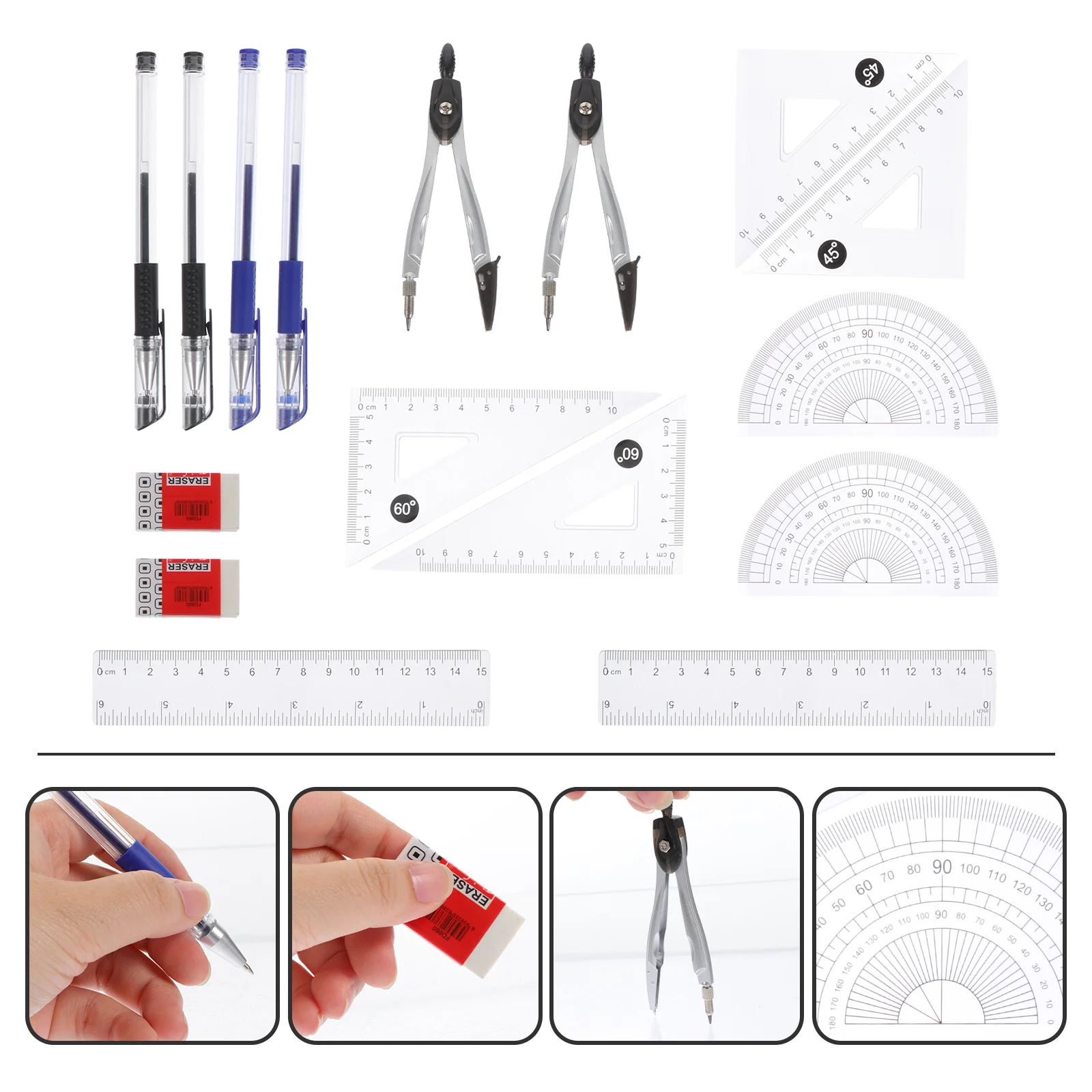 

2 набора инструментов для рисования в школе