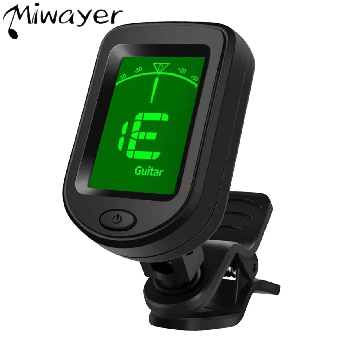 

Miwayer Guitar Tuner 360 Degree Rotatable Clip-on Tuner LCD Display for Tuner Accessory for Guitar Bass Violin Bass Ukulele