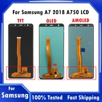 for samsung galaxy a7 2018 a750 a750g sm a750f sm a750fn touch screen digitizer lcd display for samsung a7 2018 a750 display