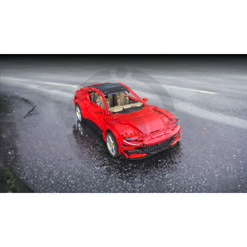 Строительный блок семейный внедорожник улучшенная модель гоночного автомобиля