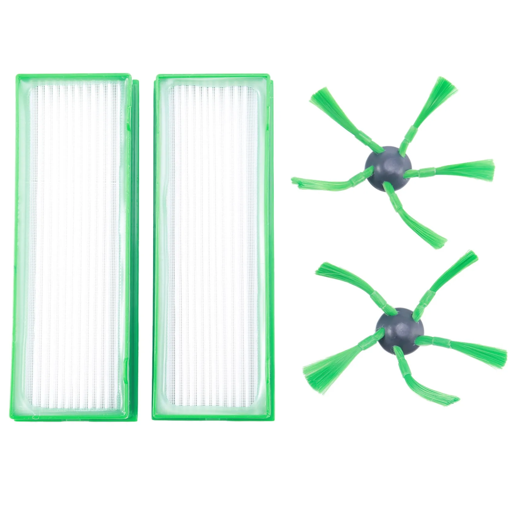 

2 Pcs / Lot Robot Vacuum Cleaner Parts for Vorwerk Kobold VR200 VR200 Replacement HEPA Filter + 2 Side Brush