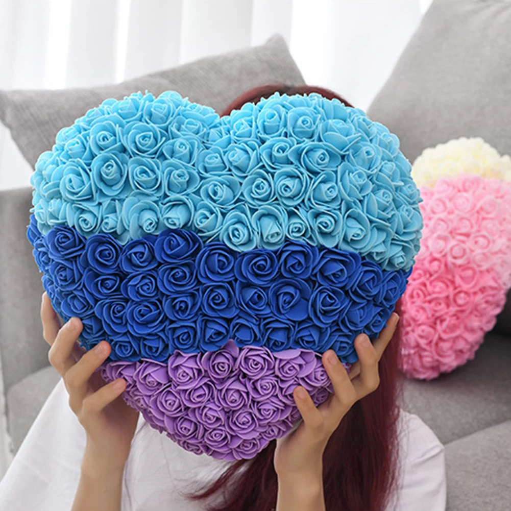 

Artificial Flower Scented Rose Wedding ValentineS Day Gift Oil Soap Heart Shaped Flower Gift Box for Wedding