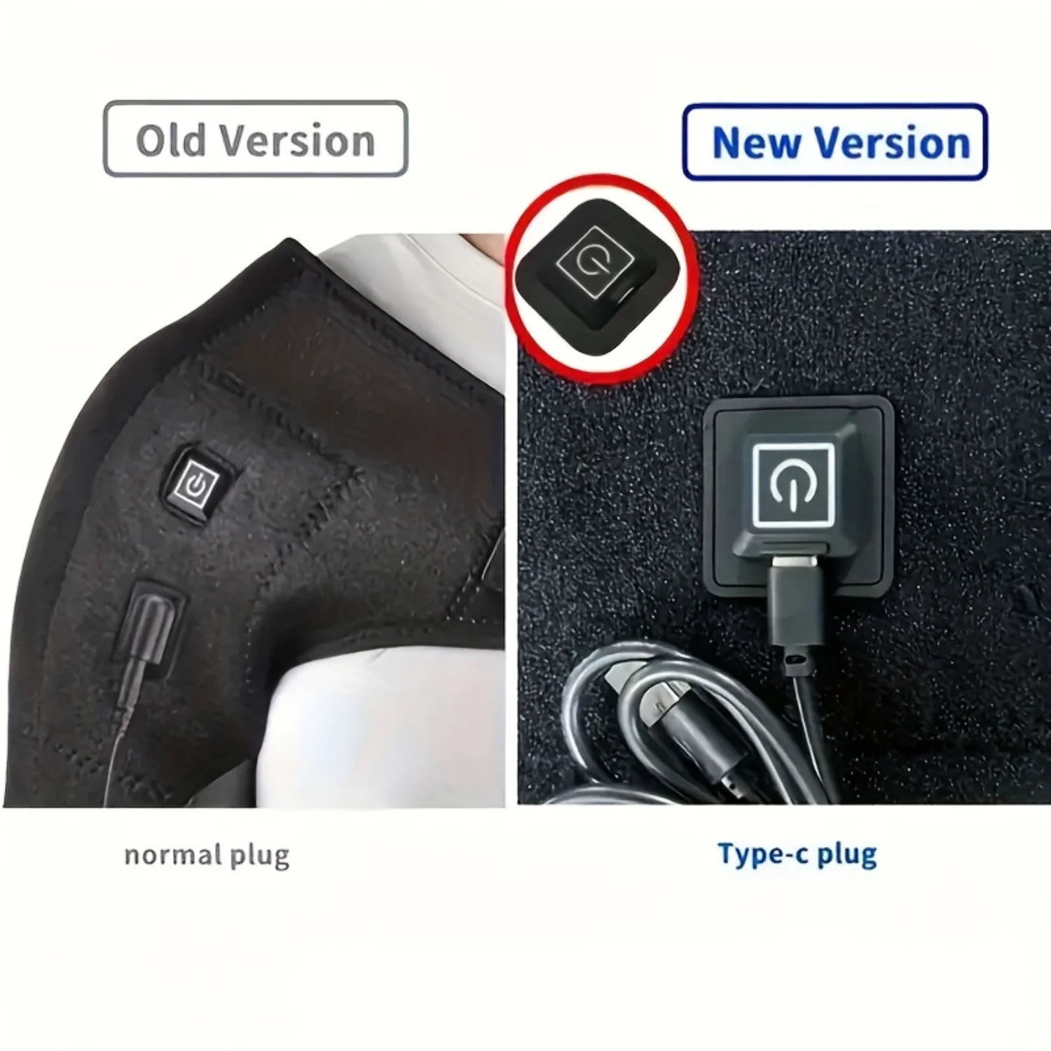 USB-грелка для плеч с подогревом мужчин и женщин - массажер шеи горячим компрессом
