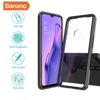 bananq shockproof phone case for oppo a5s a12 a52 a72 4g transparent silicone cover for reno 6 5g 4 5 find x3 pro neo lite