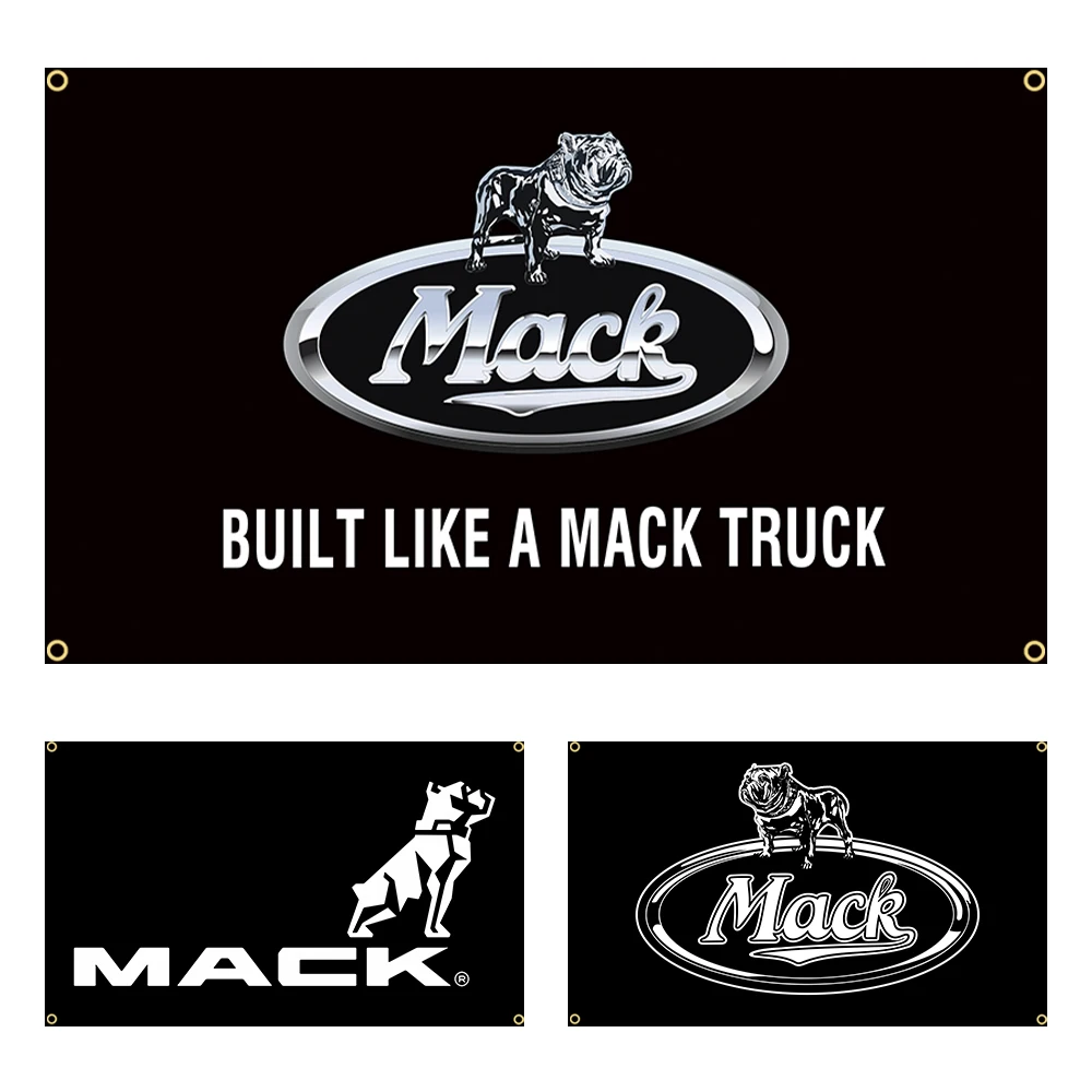 

90*150cm Truck Car MACKs Flag Decoration Banner Tapestry Jemony