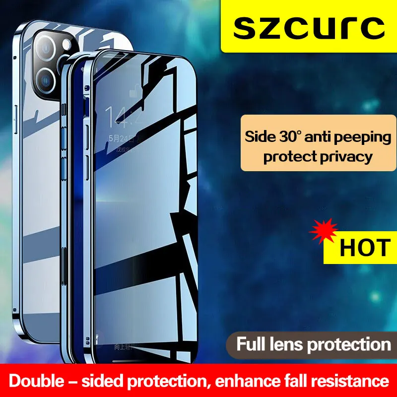 Чехол для iPhone 12. Новая 360-градусная полная защита 11 Pro Max 14 13 Mini предотвращает