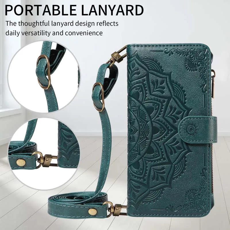Фото Кожаный чехол для OPPO A94 A95 A36 A76 A96 Reno 5 Z 7 Lite 8 Pro Plus 5F 5Z 6Z 7Z 8T 4G 5G с молнией, 9 отделений для карт, флип-кошелек. №5