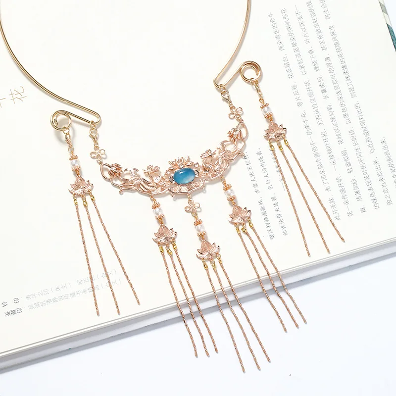

Hanfu Collar Women Necklace Retro Classical Necklace Women Man Gift