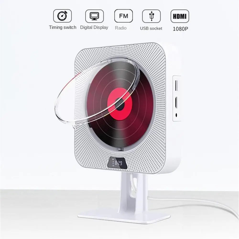 

YR-200T Wall-Mounted DVD Multi-Media Player Bluetooth CD Disc Playback Technology And Audio Integration With Digital Display