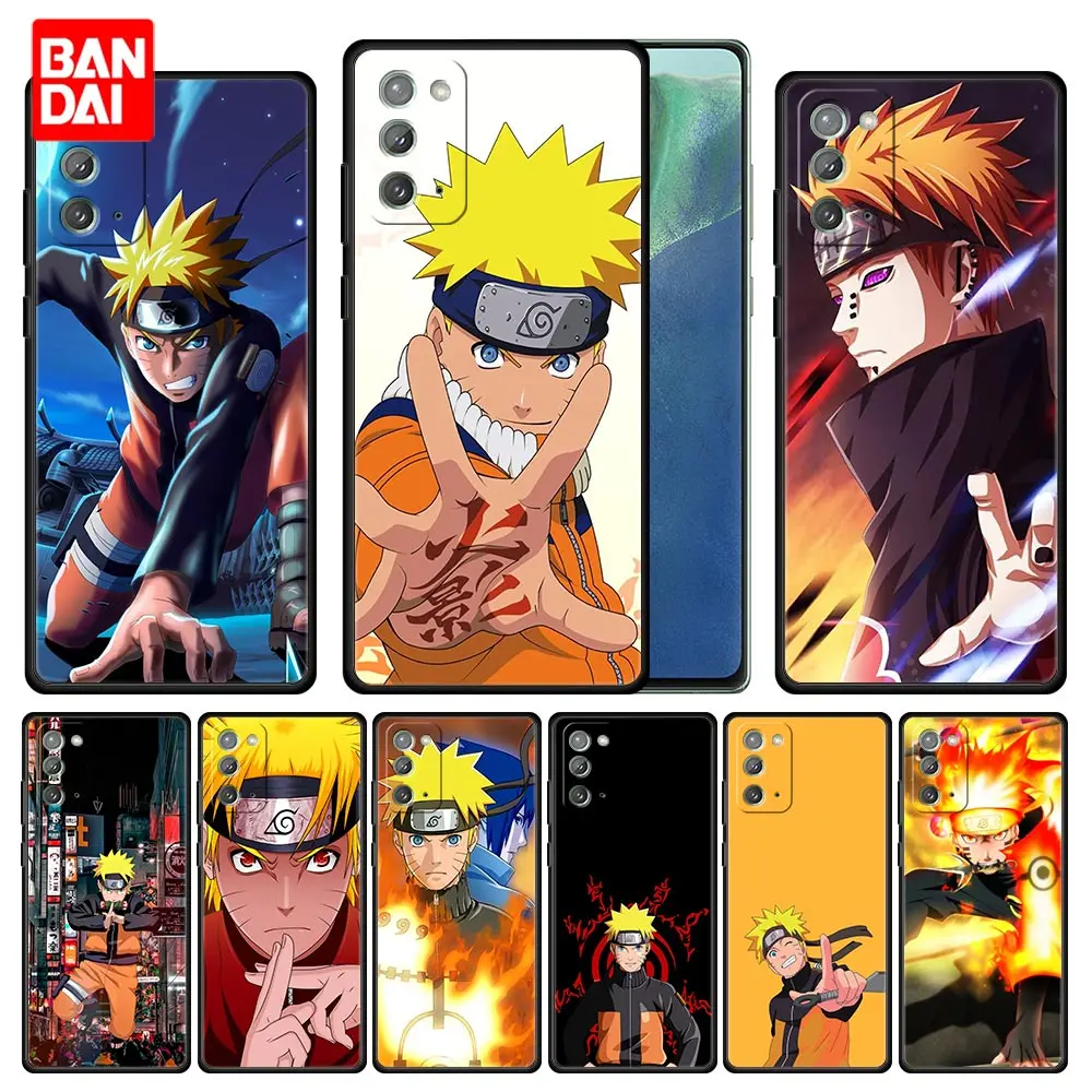 

Anime Naruto Case for Samsung Galaxy Note 20 10 9 8 S21 S20 FE Plus Ultra Lite 4G 5G Cover Casing Soft Capinha Black Silicone
