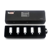 vmiss 5pcsbox yocan loaded quad quartz replacement qdc dual head optional wax concentrate smoke accessories